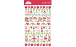 Doodlebug Design Berry Sweet Puffy Icons Stickers
