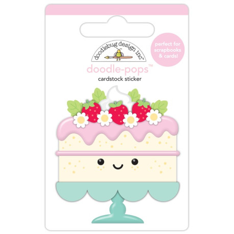 Doodlebug Design Berry Sweet Strawberry Shortcake Doodle-Pops