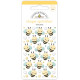 Doodlebug Design Bee Happy Honey Bees Shape Sprinkles