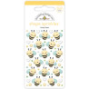 Doodlebug Design Bee Happy Honey Bees Shape Sprinkles