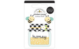 Doodlebug Design Bee Happy Honey Bees Shaker-Pops