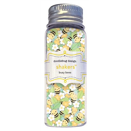 Doodlebug Design Bee Happy Busy Bees Shakers