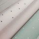 Tela Rivestimento ROSA PASTELLO con PUNTINI BIANCHI 35x50cm