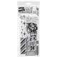 Stampers Anonymous Mixed Media 31 Tim Holtz Clear Stamp and Stencil