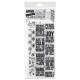 Stampers Anonymous Mixed Media 33 Tim Holtz Clear Stamp and Stencil