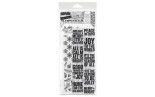Stampers Anonymous Mixed Media 33 Tim Holtz Clear Stamp and Stencil