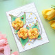 Spellbinders Begonia and Ladybugs Etched Dies