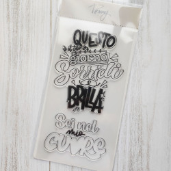 Tommy Clear Stamps - Sorridi e Brilla by Lettersofme