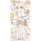 49 and Market Little Dreamer Rub-On Transfer Set 3 fogli