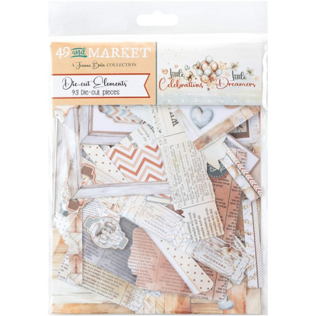 49 and Market Little Dreamer / Little Celebrations Die-Cut Elements 93pz