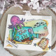 Woodware Craft Collection Shipwreck Bottle Clear Stamps