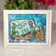 Woodware Craft Collection Shipwreck Bottle Clear Stamps