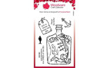 Woodware Craft Collection Shipwreck Bottle Clear Stamps