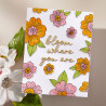 Spellbinders Spring in Kyoto BetterPress Plate & Die Set Blossoms & Sentiments