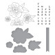 Spellbinders Spring in Kyoto BetterPress Plate & Die Set Blossoms & Sentiments