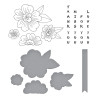 Spellbinders Spring in Kyoto BetterPress Plate & Die Set Blossoms & Sentiments
