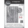 Sizzix 3D Texture Fades by Tim Holtz A5 Lumber Large 666884