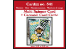 Crealies Cardzz Dies No. 341 Multi Spinner + Carousel Card Circle