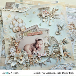 49 and Market Little Dreamer / Little Celebrations Die-Cut Elements 93pz