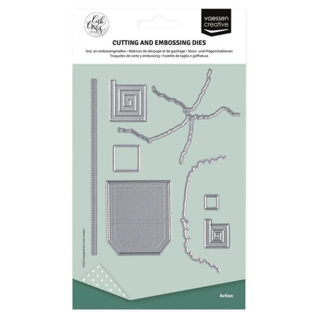 Vaessen Creative Cutting & Embossing Die Action