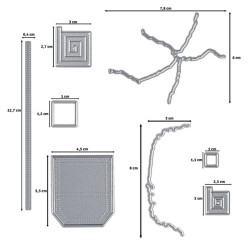 Vaessen Creative Cutting & Embossing Die Action