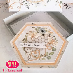 Craft&You Hexagon Base Set Dies