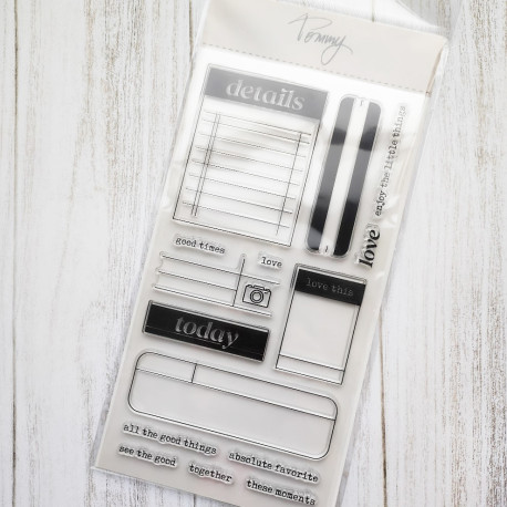Tommy Clear Stamps - Journaling 1