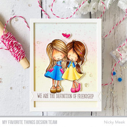 My Favorite Things Definition Of Friendship Clear Stamps