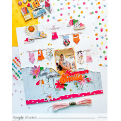 Simple Stories Sunny Days Paper Pad 15x20cm