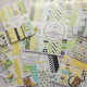 Doodlebug Design Bee Happy Honey Bees Shape Sprinkles