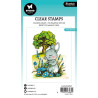Studio Light Cute Bunny Essentials Coloring Clear Stamp