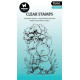 Studio Light Cute Bunny Essentials Coloring Clear Stamp