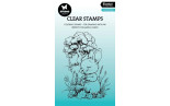 Studio Light Cute Bunny Essentials Coloring Clear Stamp