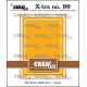 Crealies X-tra Dies No. 99 ATC with Little Diagonal Stripes