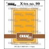 Crealies X-tra Dies No. 99 ATC with Little Diagonal Stripes