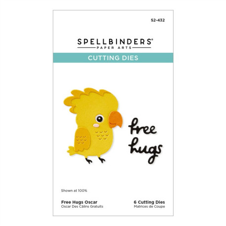 Spellbinders Free Hugs Oscar Etched Dies