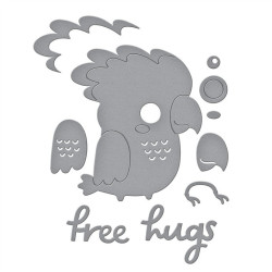 Spellbinders Free Hugs Oscar Etched Dies