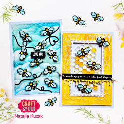 Craft&You Bee Honey Set Dies