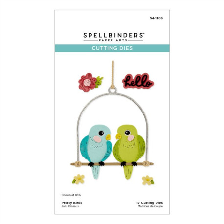 Spellbinders Pretty Birds Etched Dies