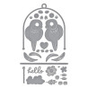 Spellbinders Pretty Birds Etched Dies