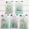 Studio Light Floral Cat Essentials Coloring Clear Stamp