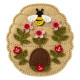 Spellbinders Felt Floral Beehive Etched Dies