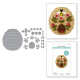 Spellbinders Felt Floral Beehive Etched Dies
