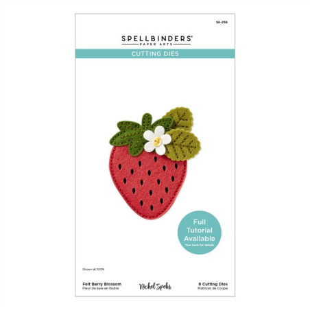 Spellbinders Felt Berry Blossom Etched Dies