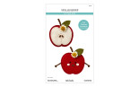 Spellbinders Felt Cheeky Apple Etched Dies
