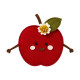 Spellbinders Felt Cheeky Apple Etched Dies