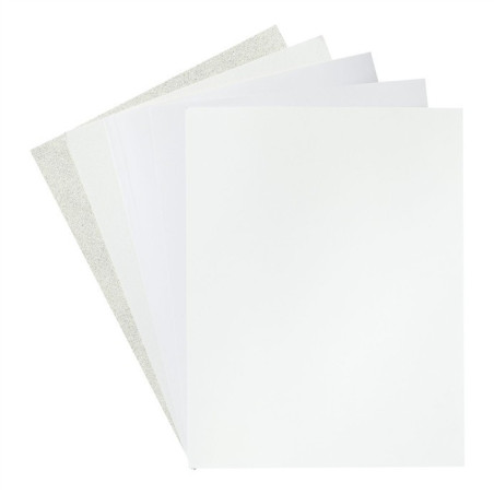 Spellbinders Treasured Cardstock Antique White Assortment Pack A4