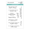 Spellbinders Spread Your Wings Sentiments Clear Stamps