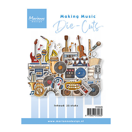 Marianne Design Die-cuts Making Music
