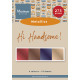 Marianne Design Hi Handsome! A5 Metallics Cardstock